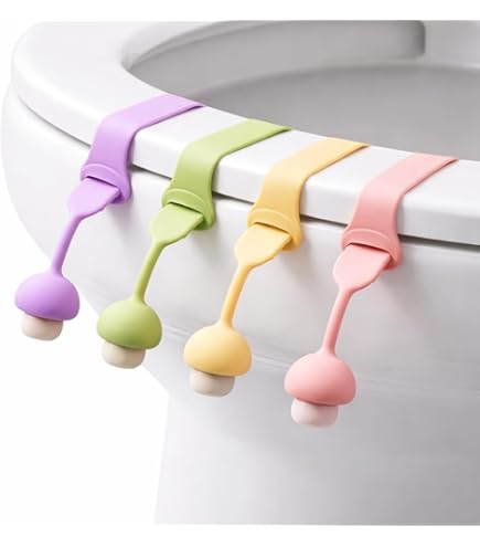 Silicone Toilet Lid Lifter Handle 4pc Set